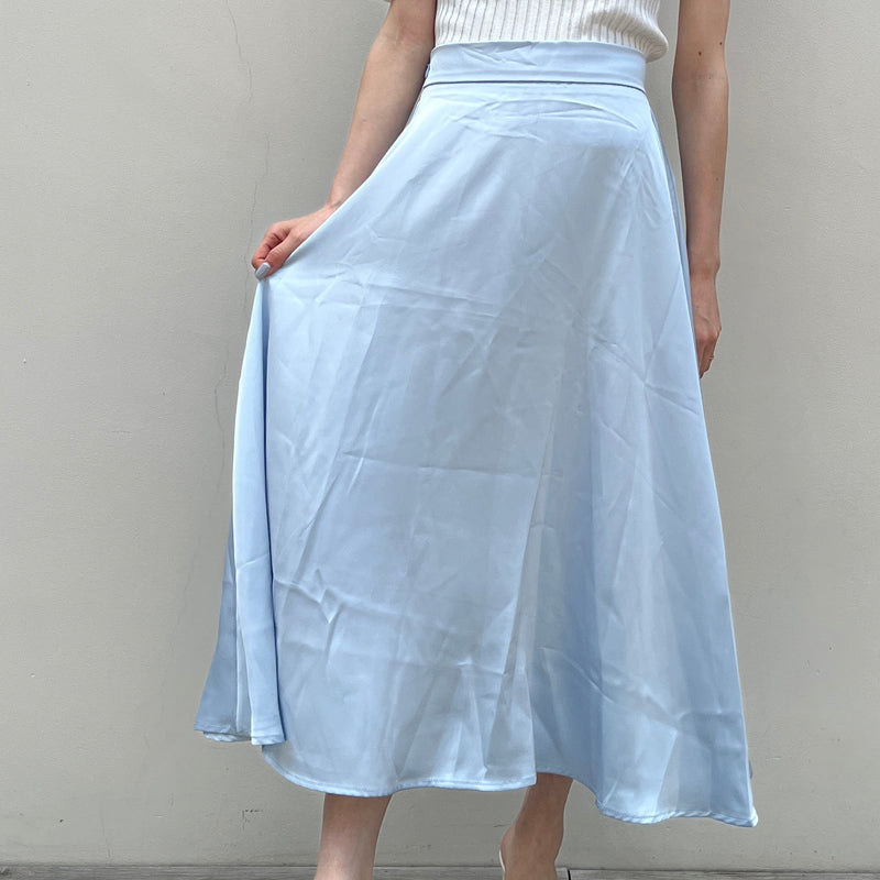 -SALE- カラーサテンスカート
